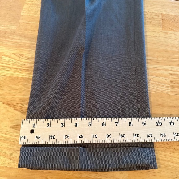 Slates by Dockers Mens 40x32 Pleated Wool Blend Dress Pants grey Casual Office - Picture 10 of 11